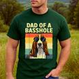 Cool Basset Hound For Men Dad Dog Basset Hound Lovers Men's Casual T-Shirt Forest Cool Basset Hound For Men Dad Dog Basset Hound Lovers Men's Casual T-Shirt Forest