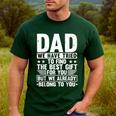 Cool Dad Art For Father Dad Stepfather From Son Daughter Men's Casual T-Shirt Forest
