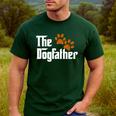 Cool Dog Dad Dog Father Shirt The Dogfather T-Shirt Men's Casual T-Shirt Forest Cool Dog Dad Dog Father Shirt The Dogfather T-Shirt Men's Casual T-Shirt Forest