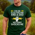 Cool Electrician For Men Dad Professional Electrician Men's Casual T-Shirt Forest Cool Electrician For Men Dad Professional Electrician Men's Casual T-Shirt Forest