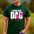 Cool Parent Apparel Proud New Dad It's A Girl Classic Fit Short Sleeve Crew Neck T-Shirt Small Men's Casual T-Shirt Forest