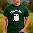 The Coolest Dad Cool Penguin By Dangerous Dad Men's Casual T-Shirt Forest
