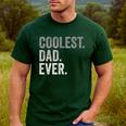 Coolest Dad Ever For Greatest Number 1 Dad Best Father Men's Casual T-Shirt Forest