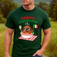 Couple Daddy's Little Meatball Italian Men Men's Casual T-Shirt Forest