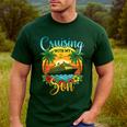 Cruising With My Son Mom Dad Cruise Vacation Matching Men's Casual T-Shirt Forest