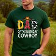Dad 1st Birthday Cowboy Western Dad Birthday Boy Men's Casual T-Shirt Forest