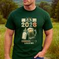 Dad 2026 Loading Baby Shower Going To Be a Dad Gender Reveal Men's Casual T-Shirt Forest Dad 2026 Loading Baby Shower Going To Be a Dad Gender Reveal Men's Casual T-Shirt Forest