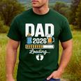 Dad 2026 Loading Expecting New Baby Announcement Men Men's Casual T-Shirt Forest