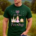 Dad 5th Birthday Her Royal Fiveness Princess Matching Men's Casual T-Shirt Forest