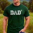 Dad For Dad Dad Of 6 Six Fathers Day Vintage Men's Casual T-Shirt Forest