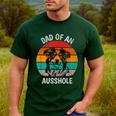Dad Of An Ausshole Australian Shepherd Aussie Men's Casual T-Shirt Forest