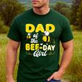 Dad Of The Bee Day Girl Hive Party Matching Birthday Sweet Men's Casual T-Shirt Forest