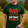 Dad Of The Berry First Birthday Of Girl Strawberry Men's Casual T-Shirt Forest