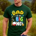 Dad Of The Big One Fishing Birthday Boy Family Party Men's Casual T-Shirt Forest