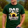 Dad Of The Birthday Bowler Kid Bowling Party Men's Casual T-Shirt Forest
