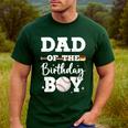 Dad Of The Birthday Boy Baseball Bday Family Men's Casual T-Shirt Forest Dad Of The Birthday Boy Baseball Bday Family Men's Casual T-Shirt Forest