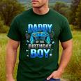 Dad Of The Birthday Boy Cool Gamer Video Game Birthday Men's Casual T-Shirt Forest