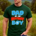Dad Of The Birthday Boy Dog Lover Birthday Family Men's Casual T-Shirt Forest