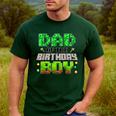 Dad Of The Birthday Boy Family Gaming Pixel Birthday Party Men's Casual T-Shirt Forest