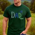 Dad Of The Birthday Boy Hole In One Golf Sport Matching Men's Casual T-Shirt Forest Dad Of The Birthday Boy Hole In One Golf Sport Matching Men's Casual T-Shirt Forest