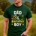 Dad Of The Birthday Boy Matching Construction Crew B-Day Men's Casual T-Shirt Forest