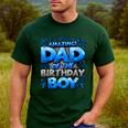 Dad Of The Birthday Boy Matching Family Father Men's Casual T-Shirt Forest