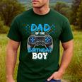 Dad Of The Birthday Boy Matching Video Gamer Birthday Party Men's Casual T-Shirt Forest