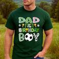 Dad Of The Birthday Boy Soccer Player Game Day Men's Casual T-Shirt Forest