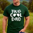 Dad Of The Birthday Boy Two Cool 2nd Bday Father Papa Daddy Men's Casual T-Shirt Forest