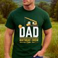 Dad Birthday Crew Construction Men's Casual T-Shirt Forest