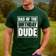 Dad Of The Birthday Dude Dad Of The Birthday Boy Men's Casual T-Shirt Forest Dad Of The Birthday Dude Dad Of The Birthday Boy Men's Casual T-Shirt Forest