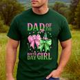 Dad Of The Birthday Girl Coquette Matching Family Party Men's Casual T-Shirt Forest