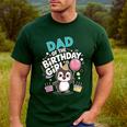 Dad Of The Birthday Girl Pesto Baby Penguin Party Men's Casual T-Shirt Forest