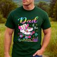 Dad Of The Birthday Girl Rolling Skate Family Matching Men's Casual T-Shirt Forest