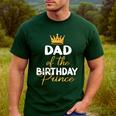 Dad Of The Birthday Prince Boy Bday Party Idea For Him Men's Casual T-Shirt Forest Dad Of The Birthday Prince Boy Bday Party Idea For Him Men's Casual T-Shirt Forest