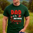Dad Of The Birthday Princess Strawberry Theme Bday Party Men's Casual T-Shirt Forest Dad Of The Birthday Princess Strawberry Theme Bday Party Men's Casual T-Shirt Forest