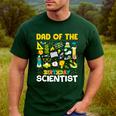 Dad Of The Birthday Scientist Matching Science Birthday Men's Casual T-Shirt Forest