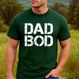 Dad BOD Rough Strong 90s Stencil Text Men's Casual T-Shirt Forest