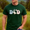 Dad Daddy Of The Birthday Silly Goose Family Men's Casual T-Shirt Forest