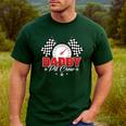 Dad Daddy Pit Crew Race Car Birthday Racing Party Men's Casual T-Shirt Forest Dad Daddy Pit Crew Race Car Birthday Racing Party Men's Casual T-Shirt Forest