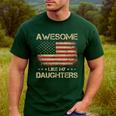 Dad From Daughter Awesome Like My Daughters Men's Casual T-Shirt Forest