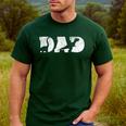 Dad Dinosaur Saurus Boys Girls Fathers Day Idea Men's Casual T-Shirt Forest