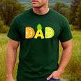 Dad Fruitarian Lover Summer Father Fruit Slice Men's Casual T-Shirt Forest