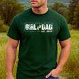 Dad Of Girl Est 2026 Baby Reveal First Father's Day Newborn Men's Casual T-Shirt Forest