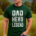 Dad Hero Legend Vintage Distressed Dad Men's Casual T-Shirt Forest