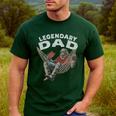 Dad Legendary Saying Men's Casual T-Shirt Forest