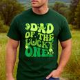 Dad Of The Lucky One Saint Patrick's Day Children Birthday Men's Casual T-Shirt Forest Dad Of The Lucky One Saint Patrick's Day Children Birthday Men's Casual T-Shirt Forest