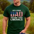 Dad Man Saying Proud Dad That Didn't Raise Liberals Men's Casual T-Shirt Forest Dad Man Saying Proud Dad That Didn't Raise Liberals Men's Casual T-Shirt Forest