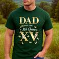 Dad Of The Miss Quince XV Birthday Mexican Quinceanera Men's Casual T-Shirt Forest