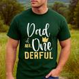 Dad Of Mr Onederful 1st Birthday First One-Derful Matching Men's Casual T-Shirt Forest